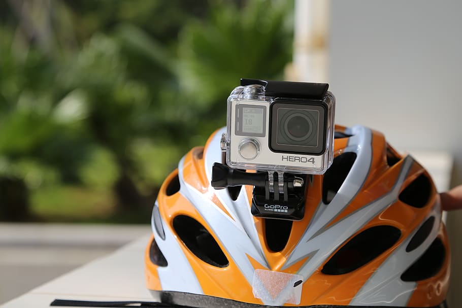 is wearing a gopro on your helmet illegal