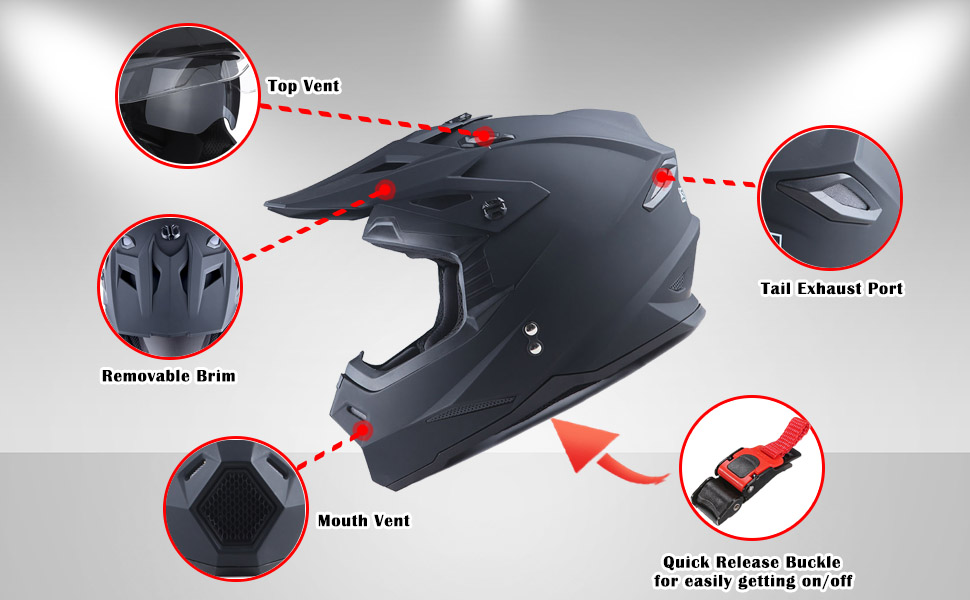 1Storm Adult Motocross Helmet Review